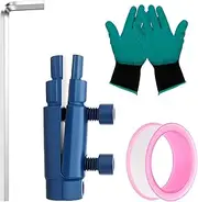 Broken Valve Thread Extractor Ergonomic Angle Valve Broken Wire Removal Tool Portable Stripped Screw Removal Tool for Damaged Stripped Screws Bolts..(1 set,blue)
