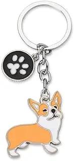 [Guqqeuc] Dog Puppy Keychain Dog Lovers Gifts for Girls Boys Cute Dog Keyrings Birthday Gifts for Dog Mom Dad, Dog Owner Person Gifts for Women Men, Puppy Key Charms for Bag Backpack