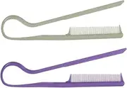 OSOLADY Professional Hairdressing Tool Styling Comb V-shape for Flat Iron and Hair Parting