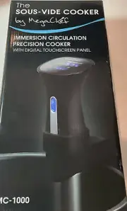 ⚡️MegaChef 800W 4 Gal Immersion Circulation Sous-Vide Cooker with Touchscreen