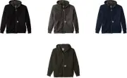 Carhartt Men's Rain Defender Rockland Sherpa Lined Hooded Sweatshirt