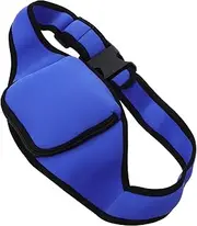 WHAMVOX Microphone Waist Pack with Zipper Lightweight Neoprene Carrier for Fitness Instructors Theater Speakers and More Comfortable and Secure Storage for Running and Outdoor Activities