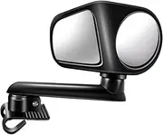 2Pcs Blind Spot Mirrors 2-in-1 Car Blind Spot Convex Mirror 360° Rotatable Rearview Mirror Auxiliary Mirror Automobile Exterior Rear View Reversing Parking Mirror for Car Truck