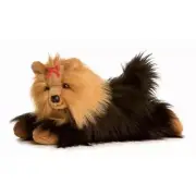New Aurora World Sassy Yorkshire Terrier Floppy Stuffed Dog