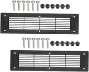 SOLUSTRE Set of 2 Air Vent Louvred Grill Covers Central Air Conditioning Vents Floor Covers Easy Install