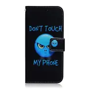 Anger Pattern Coloured Drawing Horizontal Flip Leather Case for Galaxy J6 Plus, with Holder & Card Slots & Wallet