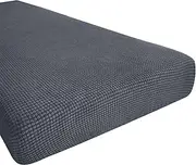 Hokway Couch Cushion Covers Stretch Cushion Covers Sofa Seat Cushion Slipcover Cushion Protector(Gray, Medium)