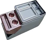 Arm Storage Box for KIA for Sorento 2021+ Car Interior Front Armrest Box with USB Cup Holder Atmosphere Light Storage Box(No Wireless Charge 4)