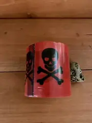 Danger Crossbones & Skulls Barricade Tape 3”x 200 ft. Halloween Decor