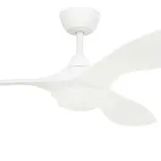 Brilliant Malta 52" ABS 3 Blade DC Ceiling Fan with 16W LED Tri Colour & Remote