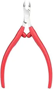 Nail Art Cuticle Nippers Cutter Manicure Clipper Scissor Pedicure Fingernail Toenail Trimming Tool zhengpingpai (Color : Red)