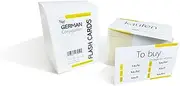 200 German Verb Conjugation Present Tense Flash Cards - Full Examples in Both German and English