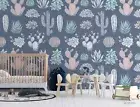 3D Cactus Seamless Wallpaper Wall Mural Removable Self-adhesive 233