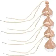 4pcs Car Hanging Perfume Pendant Freshener Car Diffuser Bottles Essential Oil Diffusers Car Aromatherapy Diffuser Car Perfume Pendant Ornament Hanging Empty Perfume Fragrance Glass