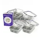 Portion Perfection Portion Control Porti-Prepper, Meal Prep Containers, Set of 5