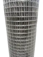 Welded wire mesh 5-30m roll by 1.5m black 25x25 15x15 50x50 6x6 squares animal