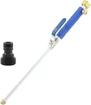 Hydro Jet High Pressure Power Washer - Jet Nozzle for Garden Hose Power Washer Wand with 2 High Pressure Nozzles and Quick Connectors for Car Pet Window Patio Gutter Cleaning Tool, 18inch (blue)