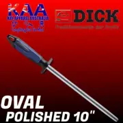 F.Dick Pro Butchers Poliron, Polished Steel 10" 7 5893 25 Knife Sharpening Steel