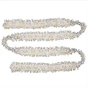 2 Yard Long Unique Lace Edge for Home Decoration with ABS and Nylon Material, DIY Accessory Cloth in Multiple Colors for Shallow Coffee (Light Color (Blue Purple Green, etc.))