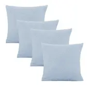 Cushion Cover 4Pcs 45 x 45cm Cushion Covers Decorative Pillow Cases-Blue