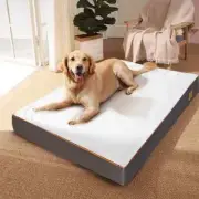 Dog Bed Orthopedic Pet Bed Cushion for Indoor Dog Crate Kennels Mat with Cover