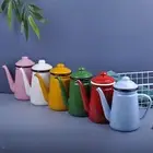 Enamel Coffee Pot Water Milk Warmer Water Kettle for Restaurant Home Coffee