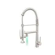 AIMADI Pull Down Kitchen Faucet with Sprayer,Commercial Single Handle Stainle...