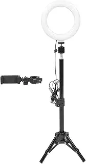 Angoily Portable Fill Light Bracket Led Ring Light for Selfie Live Streaming Led Lamp Plastic