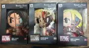 YuMe ATTACK ON TITAN DZNR Collectible Plush EREN, ANNIE & REINER Titans Edition