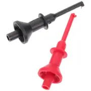 2 Pcs Test Hook Pen Needle Multimeter Clip Hooks Clips Accessories