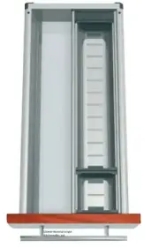 Blum Orga-Line Drawer Dividing System cabinet width 275-399mm with 450 NL