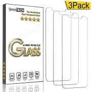 3-PACK Tempered real GLASS screen protector for iPhone 11proMax/XsMAx/XS/XPlus