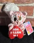 BARK Box Squirrel Nut Lover Plush Dog Toy Crinkle Squeaker Small 0-20 Lbs NEW