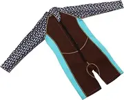 Kids Wetsuit, Full Wetsuit with Lightweight Back Drawstring, 2.5mm Neoprene for Girls (Size 10)