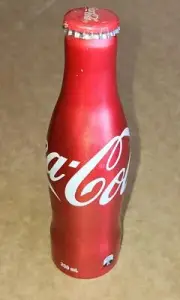 COCA COLA COKE 250 ML RARE AUSTRALIAN ALUMINIUM BOTTLE (FULL)