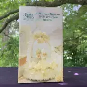 PRECIOUS MOMENTS Cake Topper BRIDE GROOM Musical Keepsake THERE IS LOVE❤️sj11h5s