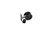 MANOVELLA Round Sliding Cavity Privacy Lock - 63mm - Matte Black