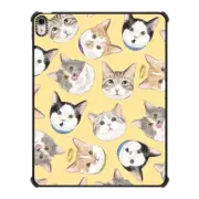 iPad Air 13-inch (M2/M3) iPad Impact Case Jelibins Cat Family Ipad Case