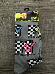 New Men’s Novelty MTV Crew Socks Size 6-12