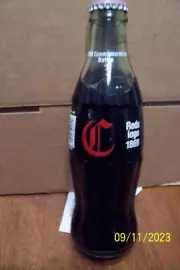 1995 Commemorative 1869 Reds Logo - Unopened Coca-Cola Bottle
