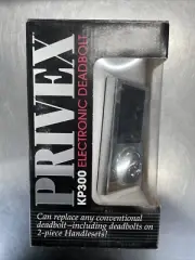 Privex KP300 Keyless Entry Electronic Touchpad Deadbolt - Bright Chrome
