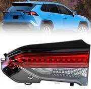Inner LED Tail Light Assembly Compatible with 2019 2020 2021 Toyota RAV4 Rear Lamp Brake Taillights without Bulbs Replacement TO2803148, 81580-0R060 (Right Passenger Side)