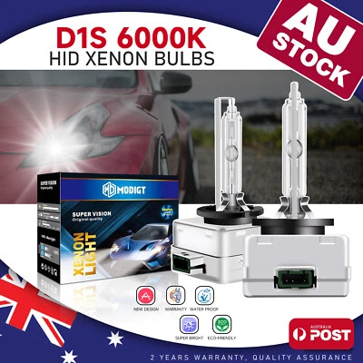 2X 6000K Heavy Duty D1S HID Xenon Headlight Bulbs for BMW Audi Mini Volkswagen (for: BMW)