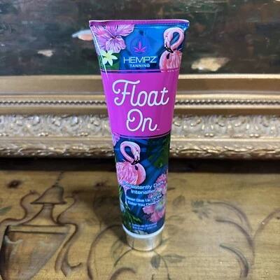 Hempz Float On Tanning Bed Lotion 9.5 oz Persistently Dark Intensifier Indoor