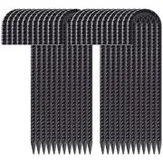 24 Pack 16 Inch Heavy Duty J Hook Rebar Stakes Ground Anchors for Garden Tent