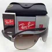 New RAY-BAN Sunglasses RB 3471 029/13 Matte Gunmetal Frame Brown Gradient Lenses
