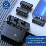 Lavalier Microphone Wireless Audio Video Recording Mini Mics For Iphone