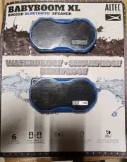 Altec Lansing BabyBoom XL Everything Proof Bluetooth Speaker 2-Pack Royal Blue