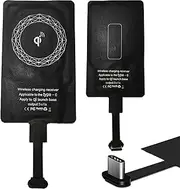 XYX Qi Wireless Charger Receiver Charging Adapter Compatible with Samsung LG Moto Sony Alcatel All Android Device for USB Type C
