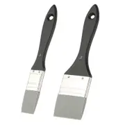 2 Pcs Silicone Painting Brush, Color Shaper Tool, (Black Grey, 1 / 2-Inch)